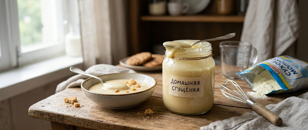 Домашняя сгущенка из сухого молока