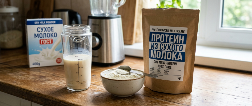 Протеин из сухого молока