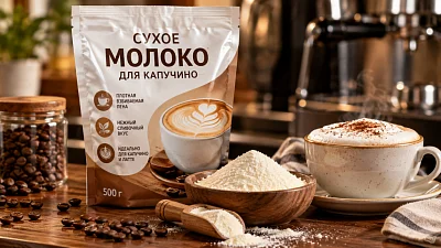 Как выбрать сухое молоко для капучино: состав, жирность и качество пенки